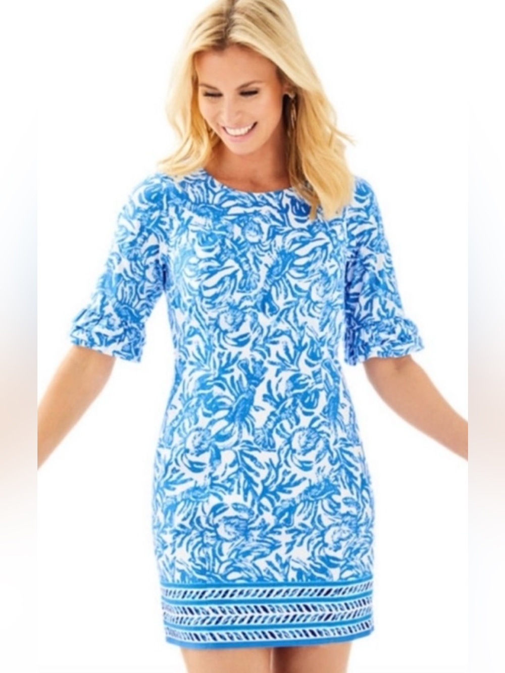 🌊Fiesta Stretch dress in On A Roll